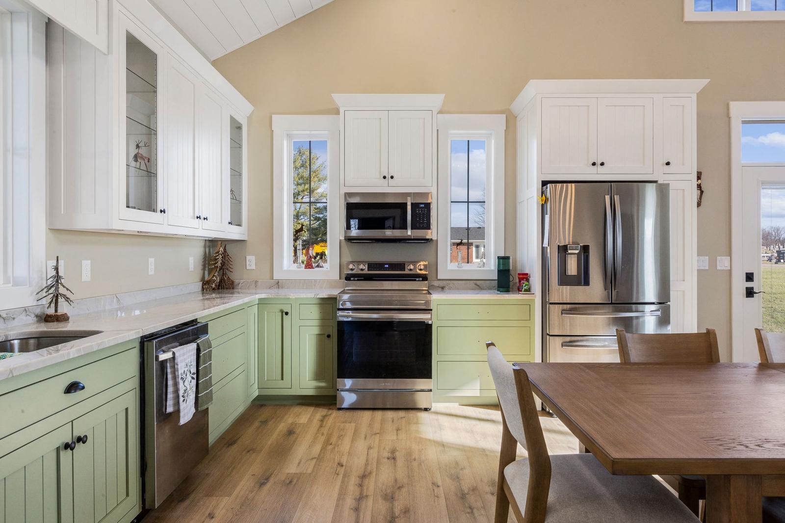 Kress Cottage kitchen and dining